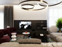 現代風格家居裝修裝飾室內設計效果-A8033