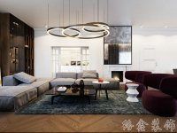 現代風格家居裝修裝飾室內設計效果-A8033-2