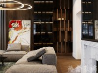 現代風格家居裝修裝飾室內設計效果-A8033-3