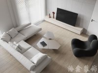 現代清新家居裝修裝飾室內設計效果-E305-1