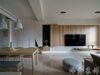 現代清新家居裝修裝飾室內設計效果-E306